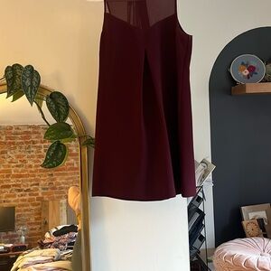 BCBG burgundy cocktail dress. Worn twice - like new condition.